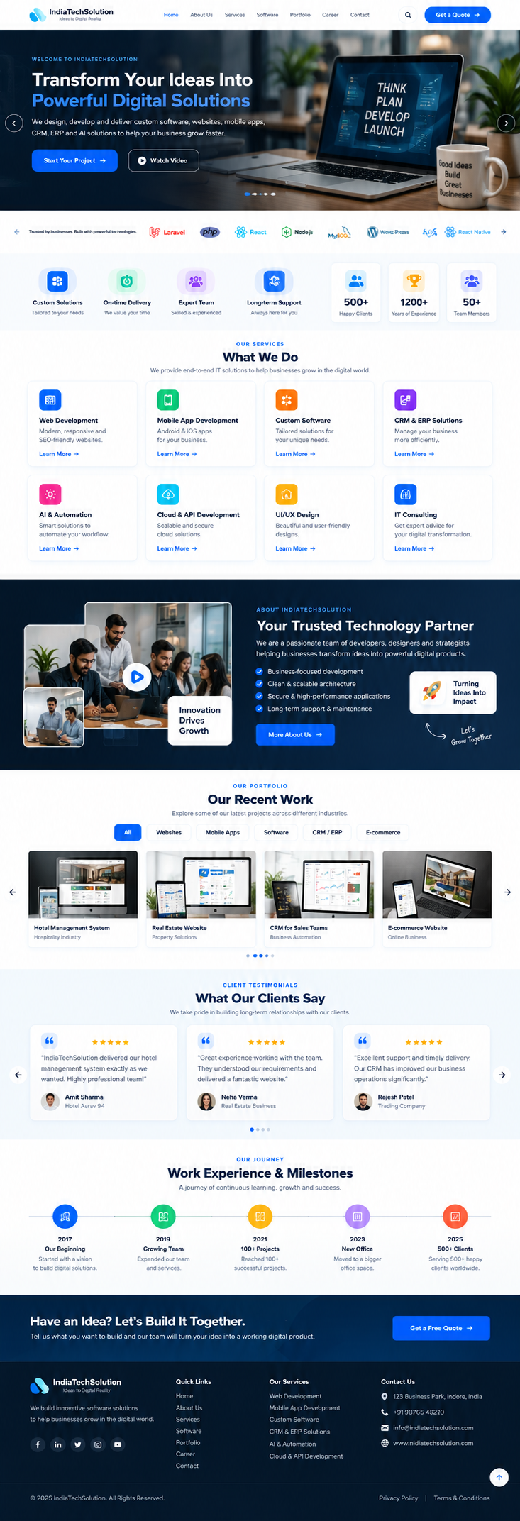 Corporate Website