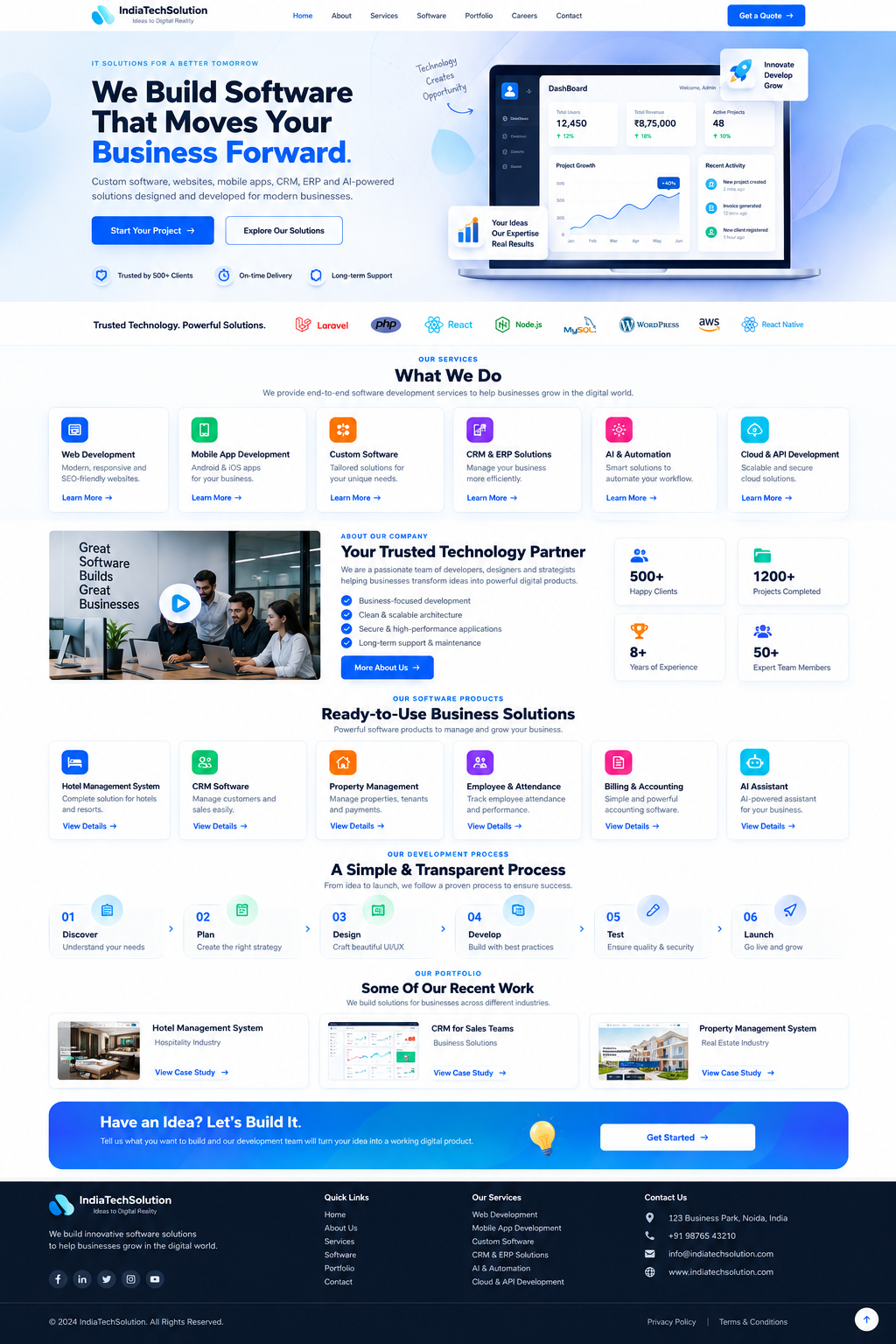 Business Website
