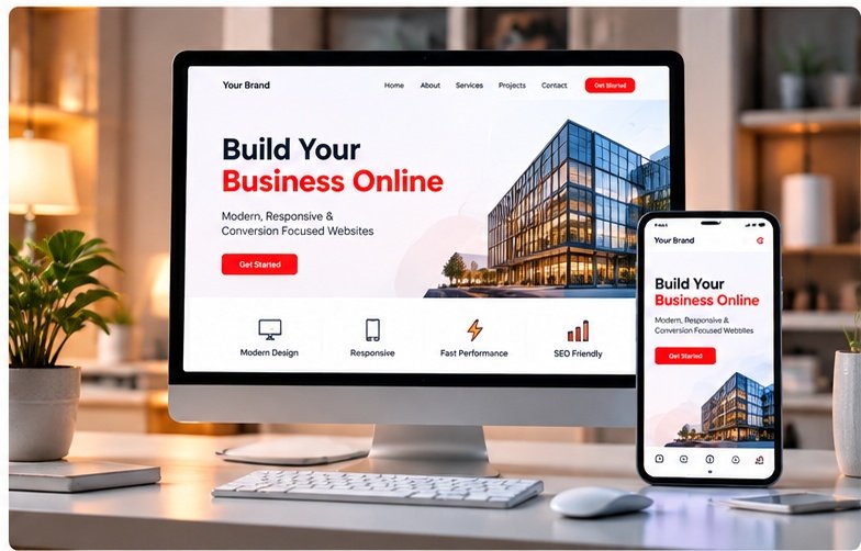 Professional website design and web development services